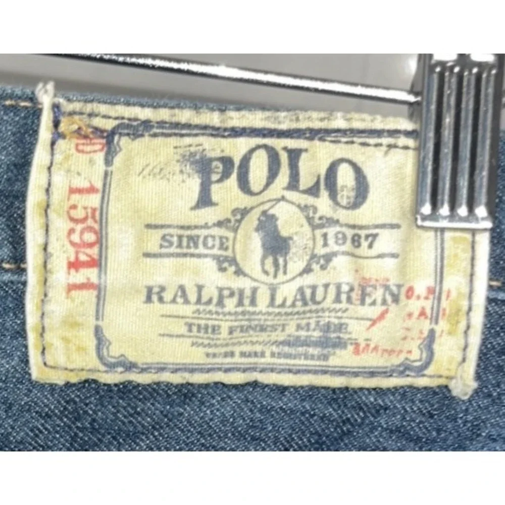 Polo Ralph Lauren Boys Straight Leg Jeans Dark Wash Denim Casual Size 18